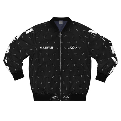 MAJBWR -  "Bomber Jacket AOP Black Connect"