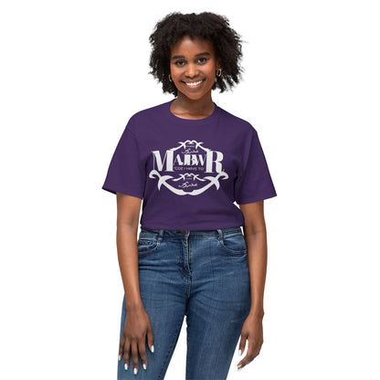 MAJBWR - Monogram Crest T-Shirt — Vintage Initials Graphic Tee