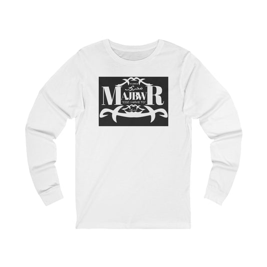 MAJBWR - Vintage Monogram Long Sleeve Tee