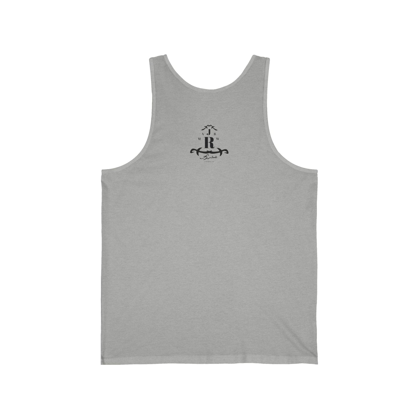 MAJBWR - Monogram 'R' Crest Tank Top — Minimalist Vintage Initial Athletic Jersey