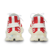 MAJBWR -  Men's Mesh Snake Sneakers Red X