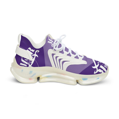 MAJBWR - Men's Mesh Snake Sneakers PurpleX