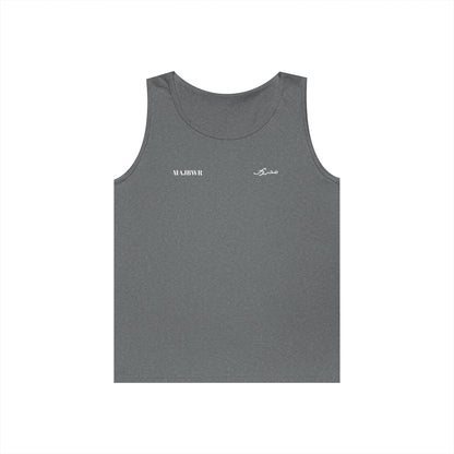 MAJBWR - Unisex Heavy Cotton Tank Top Left Right