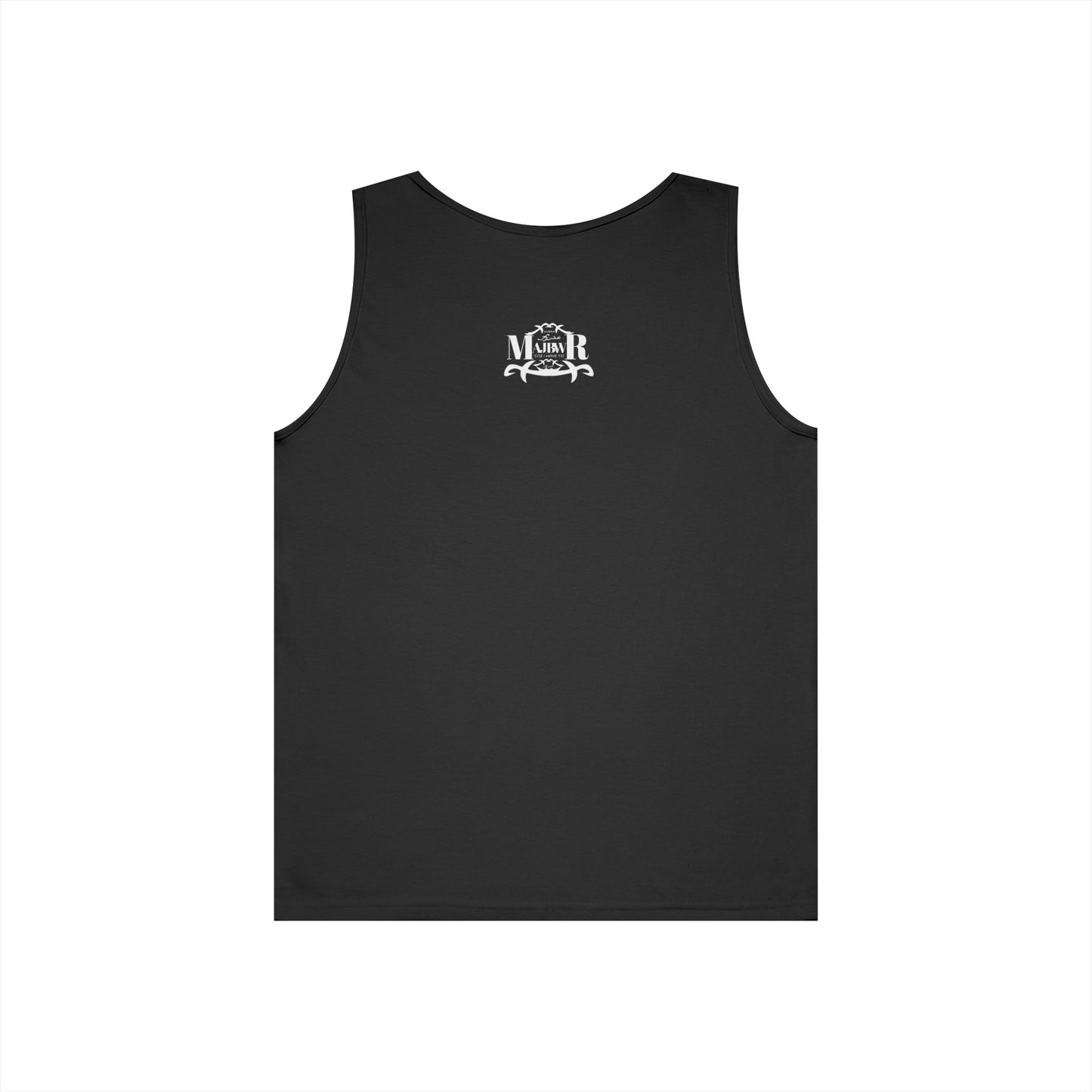 MAJBWR - Unisex Heavy Cotton Tank Top Left Right