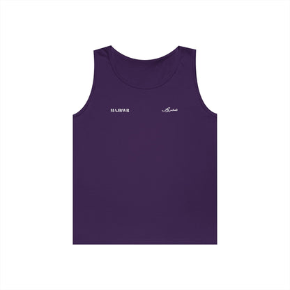 MAJBWR - Unisex Heavy Cotton Tank Top Left Right