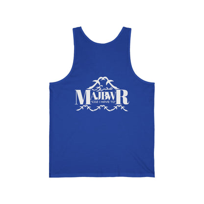 MAJBWR - Casual Unisex Jersey Tank Top