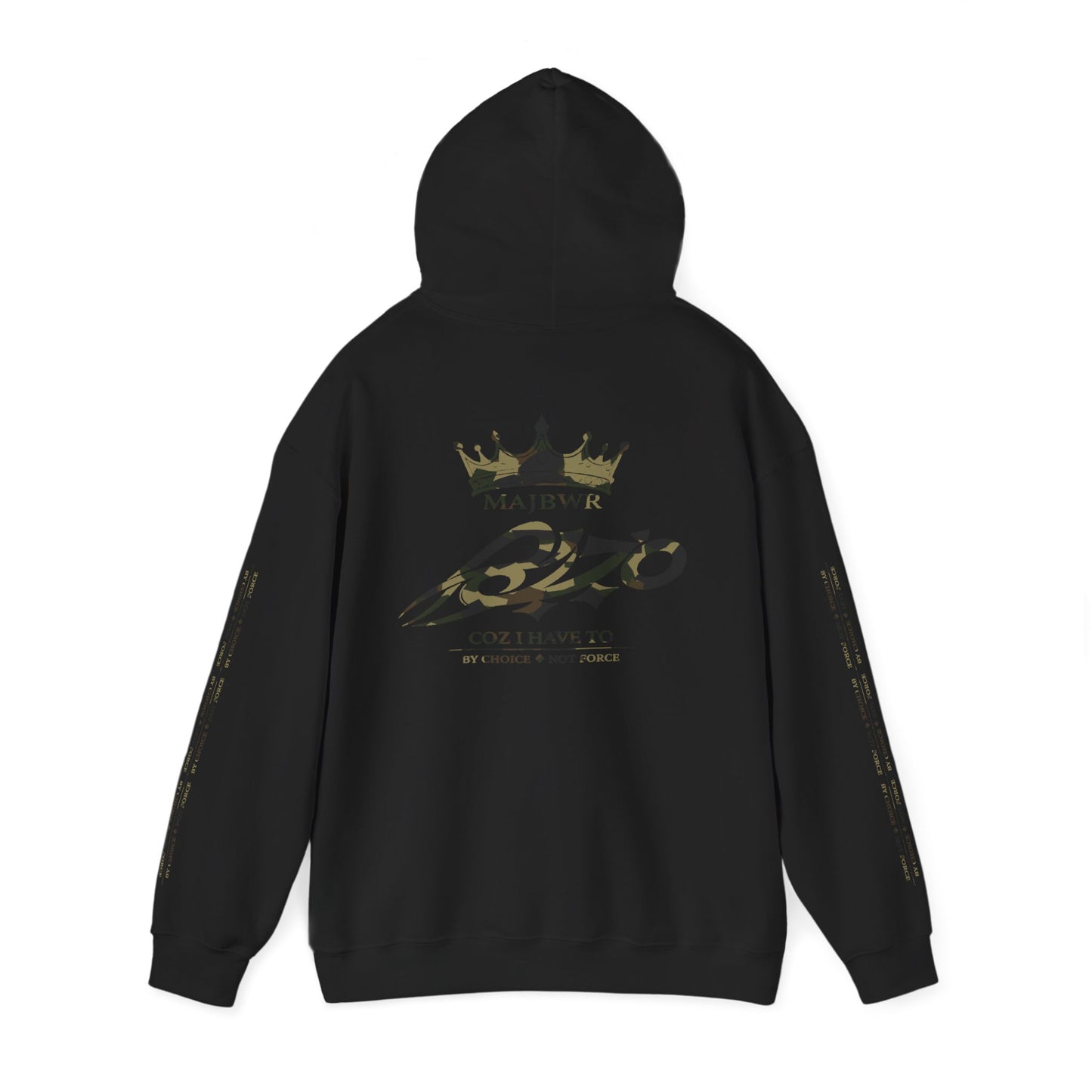 MAJBWR - Crown Hoodie "By Choice Not Force" Camo Edition