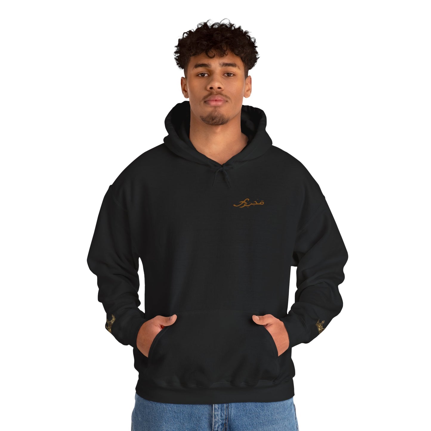 MAJBWR - Black & Gold "King" Hoodie — Majestic Streetwear Sweatshirt