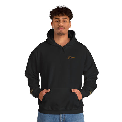 MAJBWR - Black & Gold "King" Hoodie — Majestic Streetwear Sweatshirt