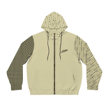 MAJBWR - Commander Camo Crown Full-Zip Hoodie — "By Choice Not Force" Pale Beige
