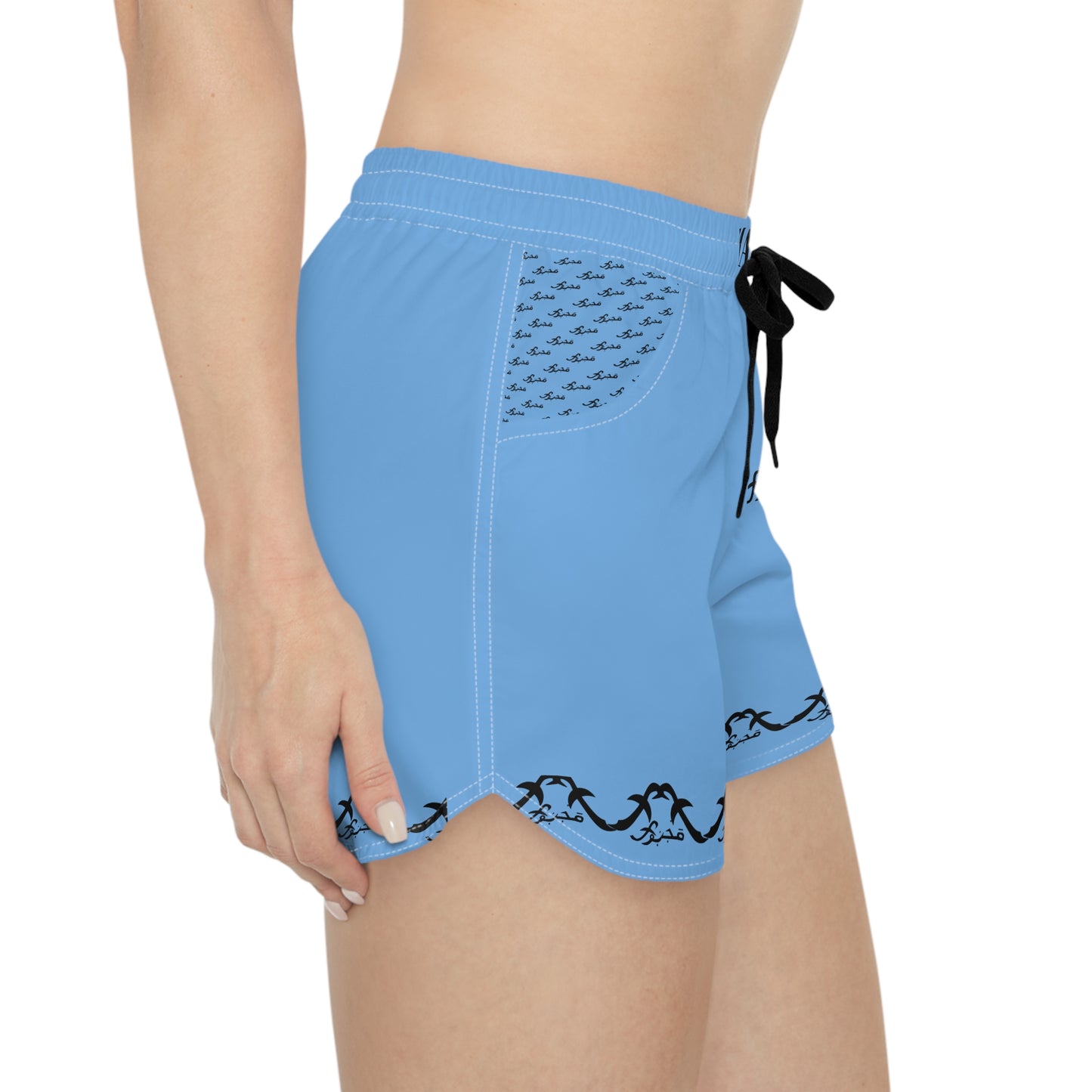 MAJBWR - Baby Blue Women's Casual Shorts