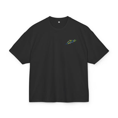 MAJBWR - Camo Commander Logo Oversize Black Box Tee