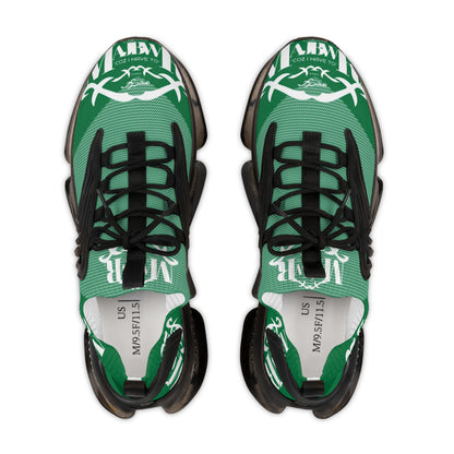 MAJBWR - Men's Mesh Snake Sneakers Green X