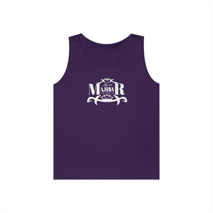 MAJBWR - Unisex Heavy Cotton Tank Top Left Right