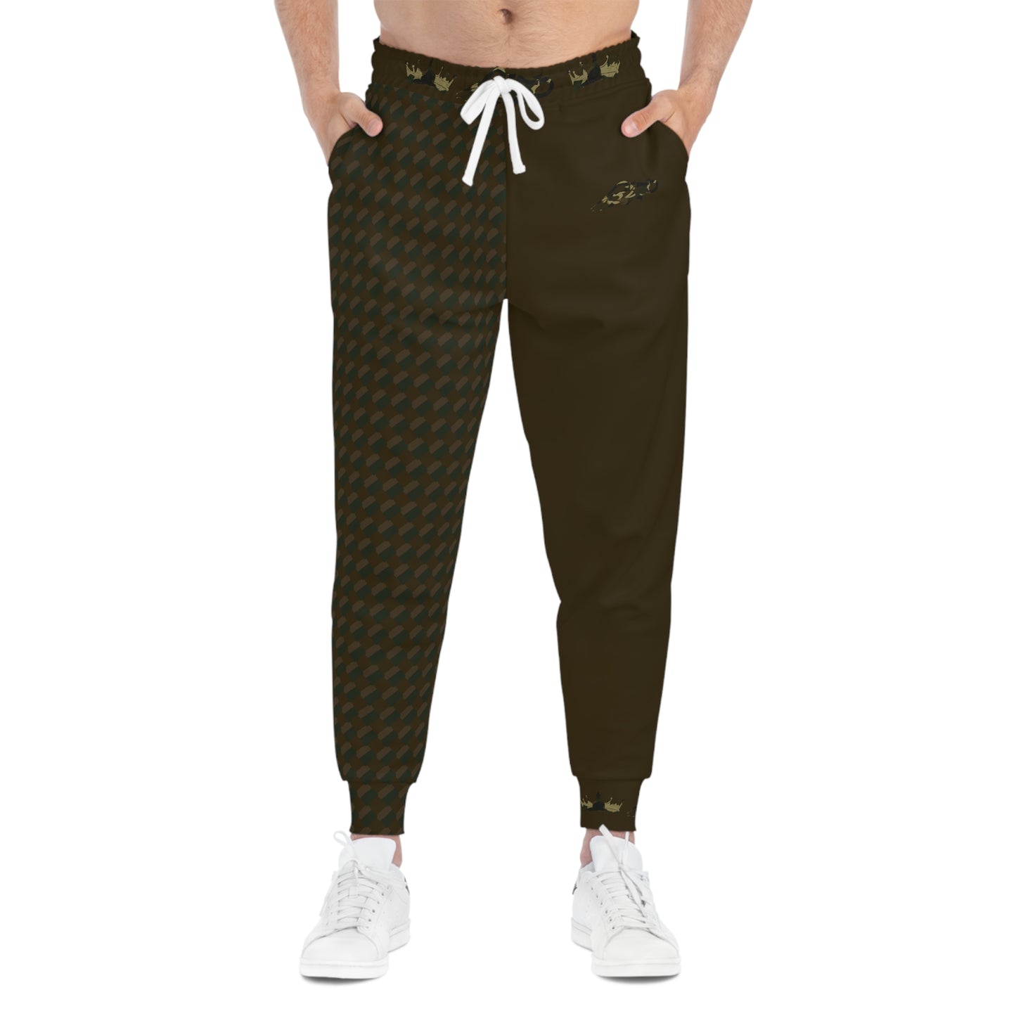 MAJBWR - Commander Crown Camo Joggers — Golden Brown Athletic Joggers