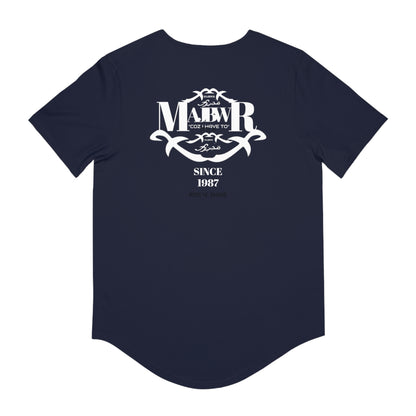 MAJBWR - Since 1987 Men's Curved Hem Tee - 'Major Since 1987' Graphic T-Shirt
