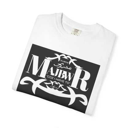 MAJBWR - T-Shirt — Bold Black Graphic Tee
