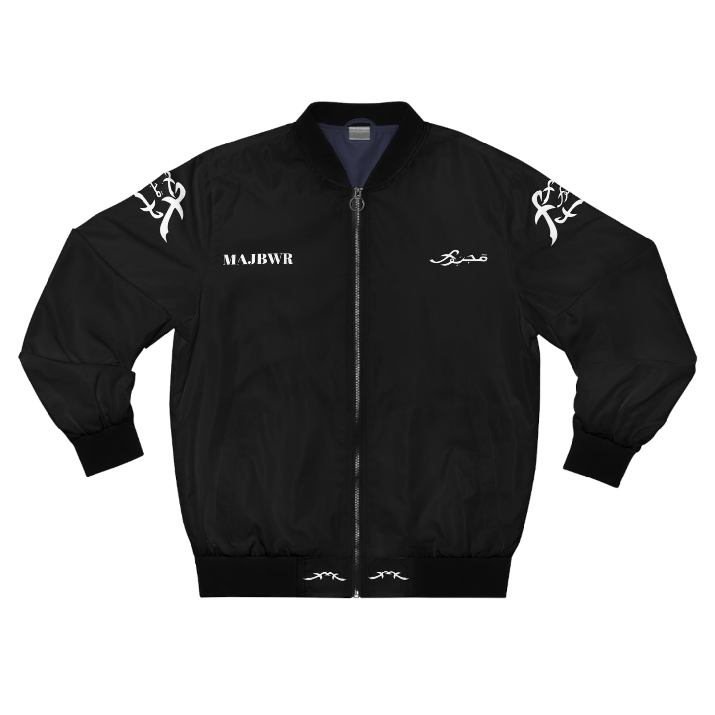 MAJBWR - Men's Bomber Jacket  Black Stack