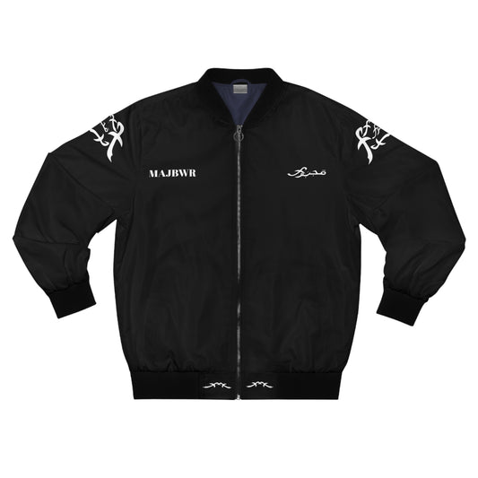 MAJBWR - Men's Bomber Jacket  Black Stack
