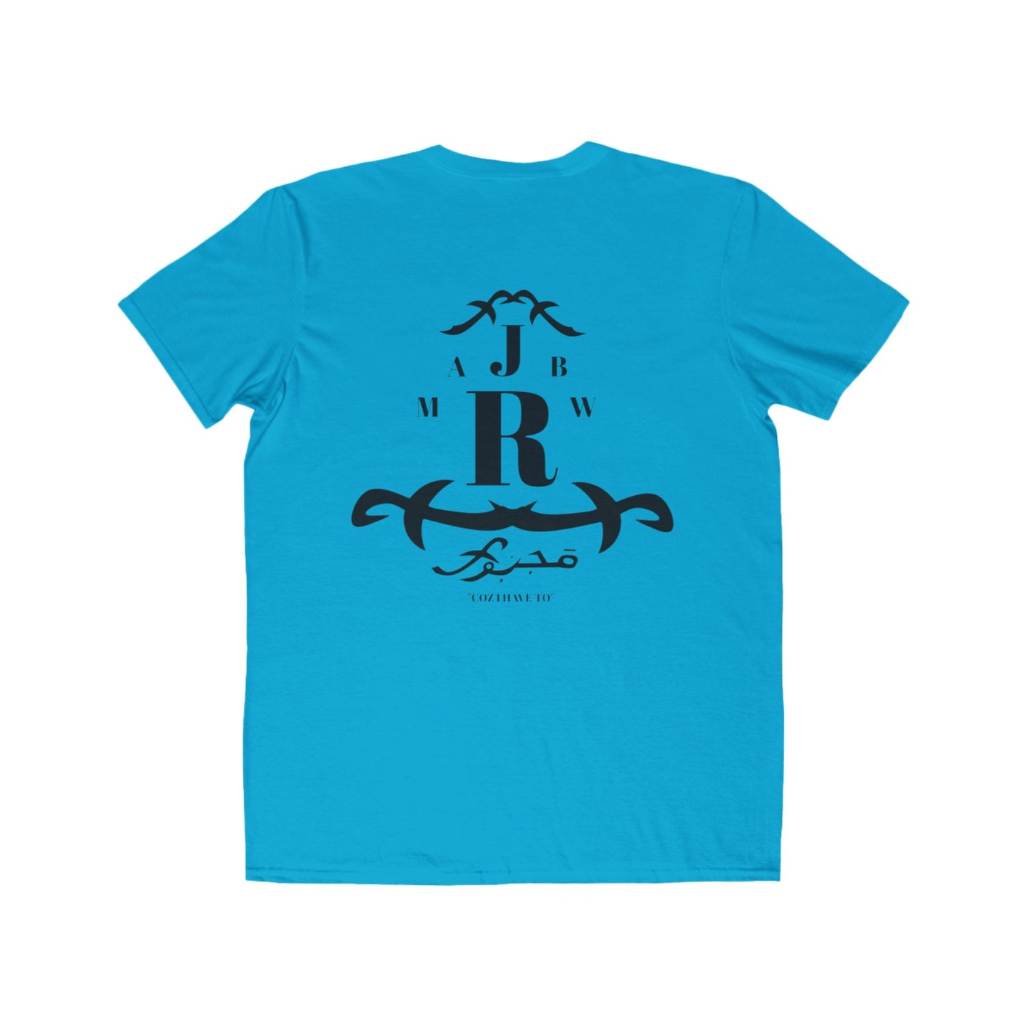 MAJBWR - Double Elegant Monogram Back Print