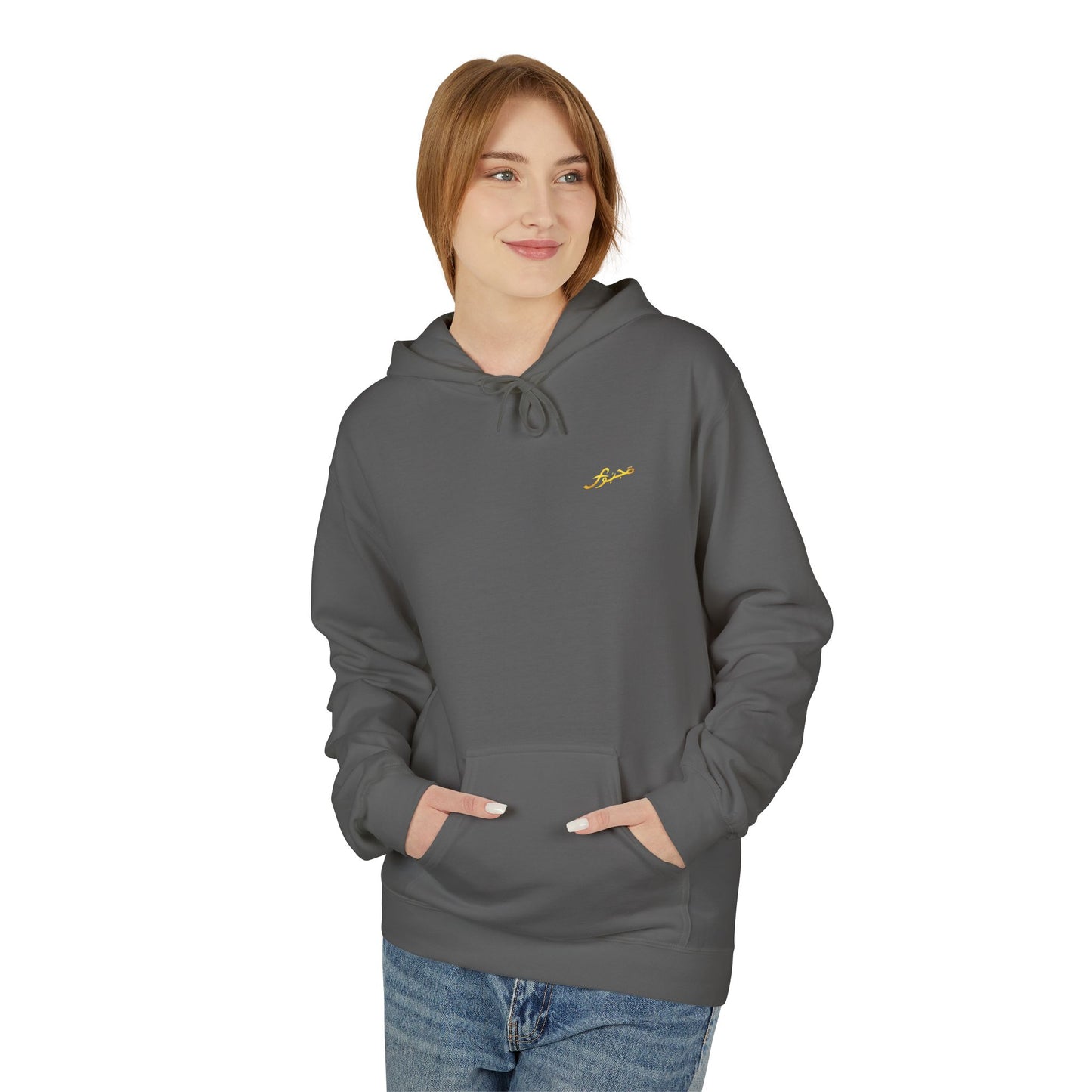 MAJBWR - Majesty Crown Hoodie — Gold Script "Coz I Have To" Streetwear