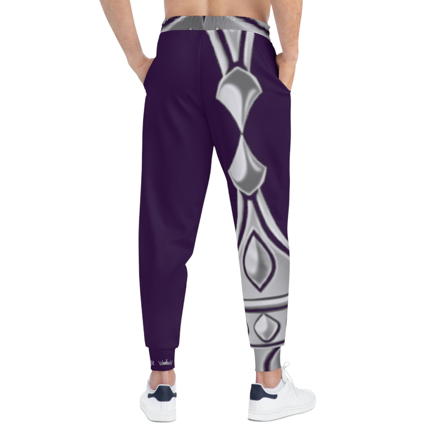 MAJBWR - Purple Ghost White Crown Athletic Joggers — Ghost Edition