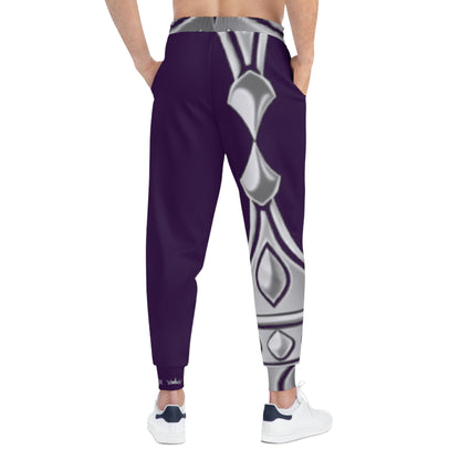 MAJBWR - Purple Ghost White Crown Athletic Joggers — Ghost Edition