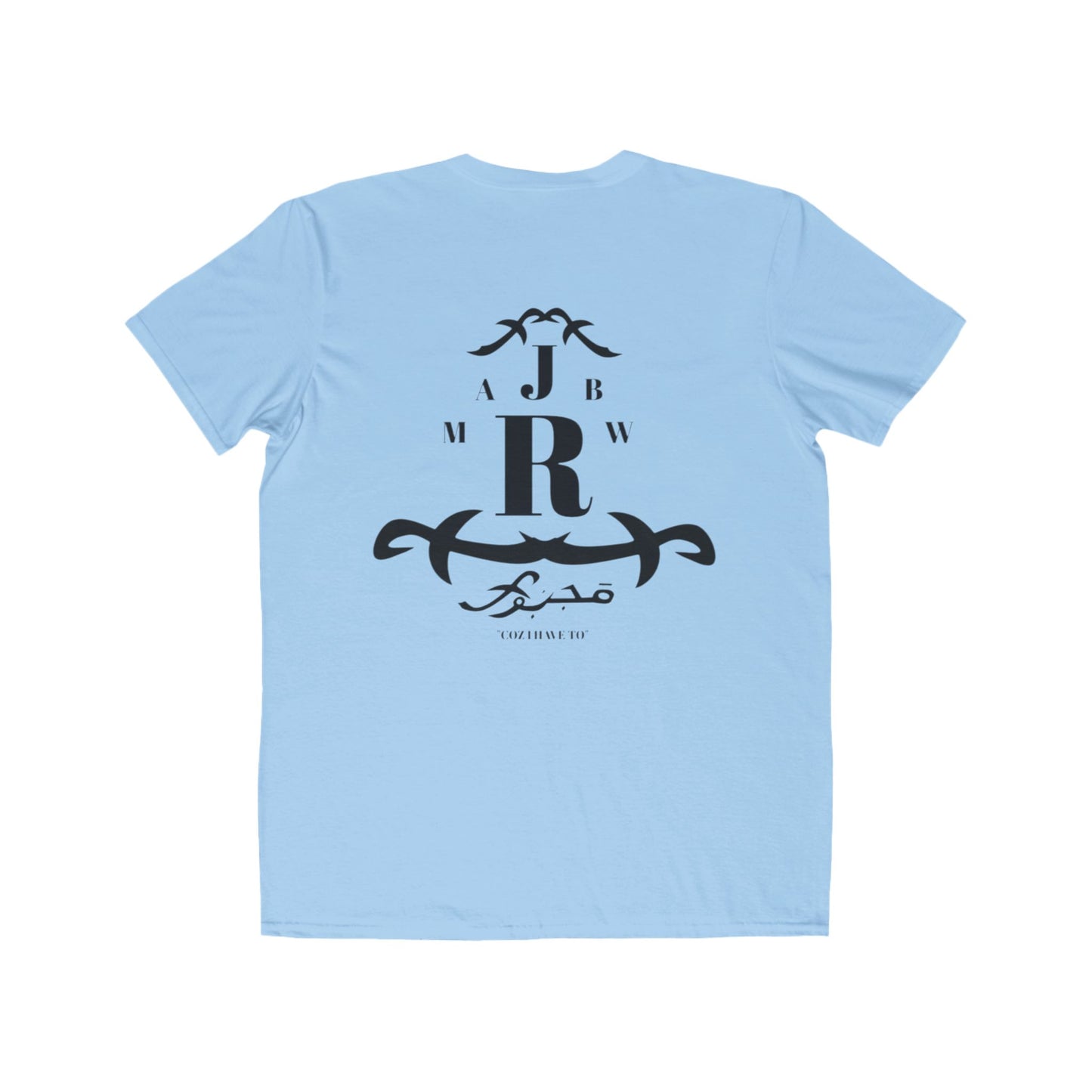 MAJBWR - Double Elegant Monogram Back Print