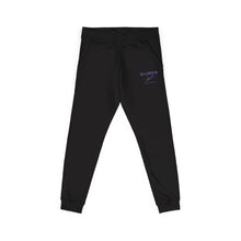 MAJBWR - Embroidered Coral Fleece Sweatpants — Relaxed Joggers with Small Script Accent