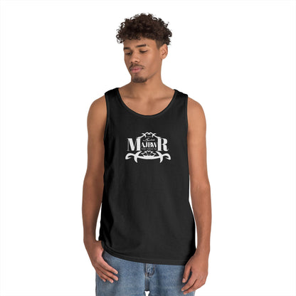 MAJBWR - Unisex Heavy Cotton Tank Top Left Right