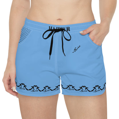 MAJBWR - Baby Blue Women's Casual Shorts