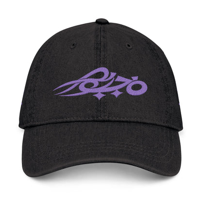 MAJBWR - Embroidered Crown & Sword Arabic Script Denim Hat — LTD