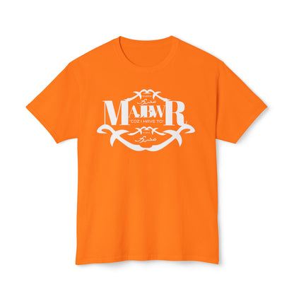 MAJBWR - Monogram Crest T-Shirt — Vintage Initials Graphic Tee