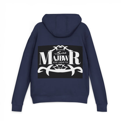 MAJBWR - Muay Thai Hoodie — 'Muay R' Vintage Fighter Logo Pullover