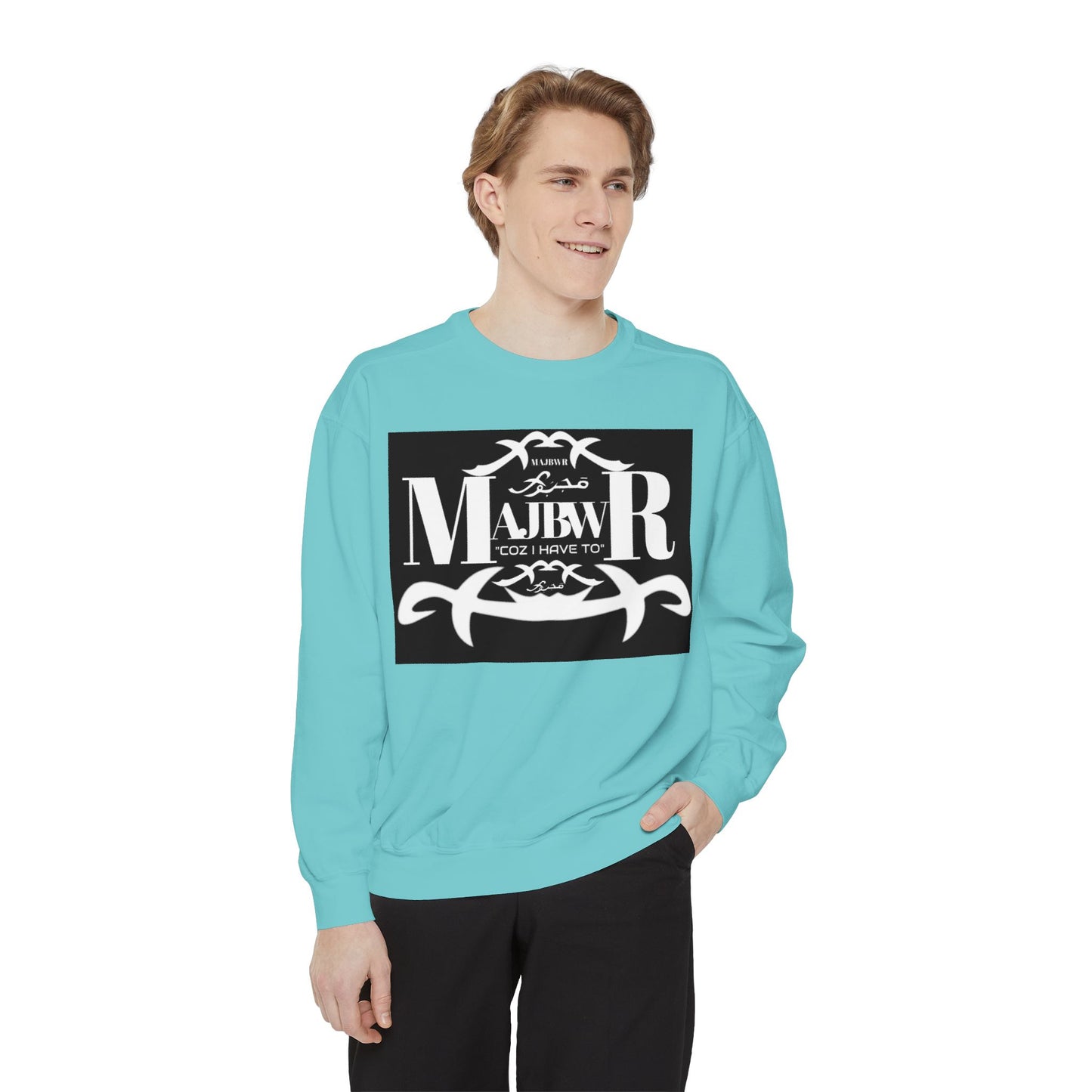 MAJBWR - Vintage 1987 Graphic Sweatshirt — 'Since 1987' Arabic Script Crewneck