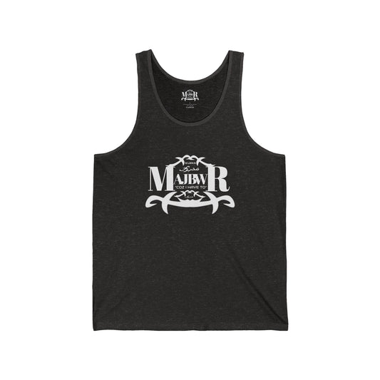 MAJBWR - Casual Unisex Jersey Tank Top Multi