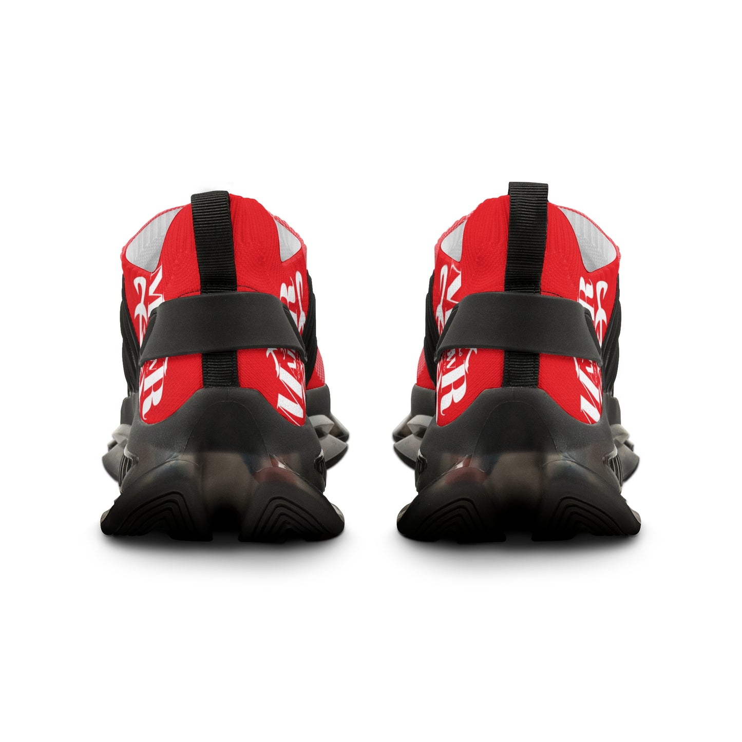 MAJBWR -  Men's Mesh Snake Sneakers Red X