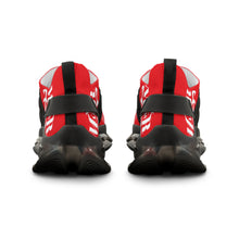 MAJBWR -  Men's Mesh Snake Sneakers Red X