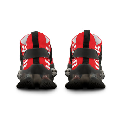 MAJBWR -  Men's Mesh Snake Sneakers Red X