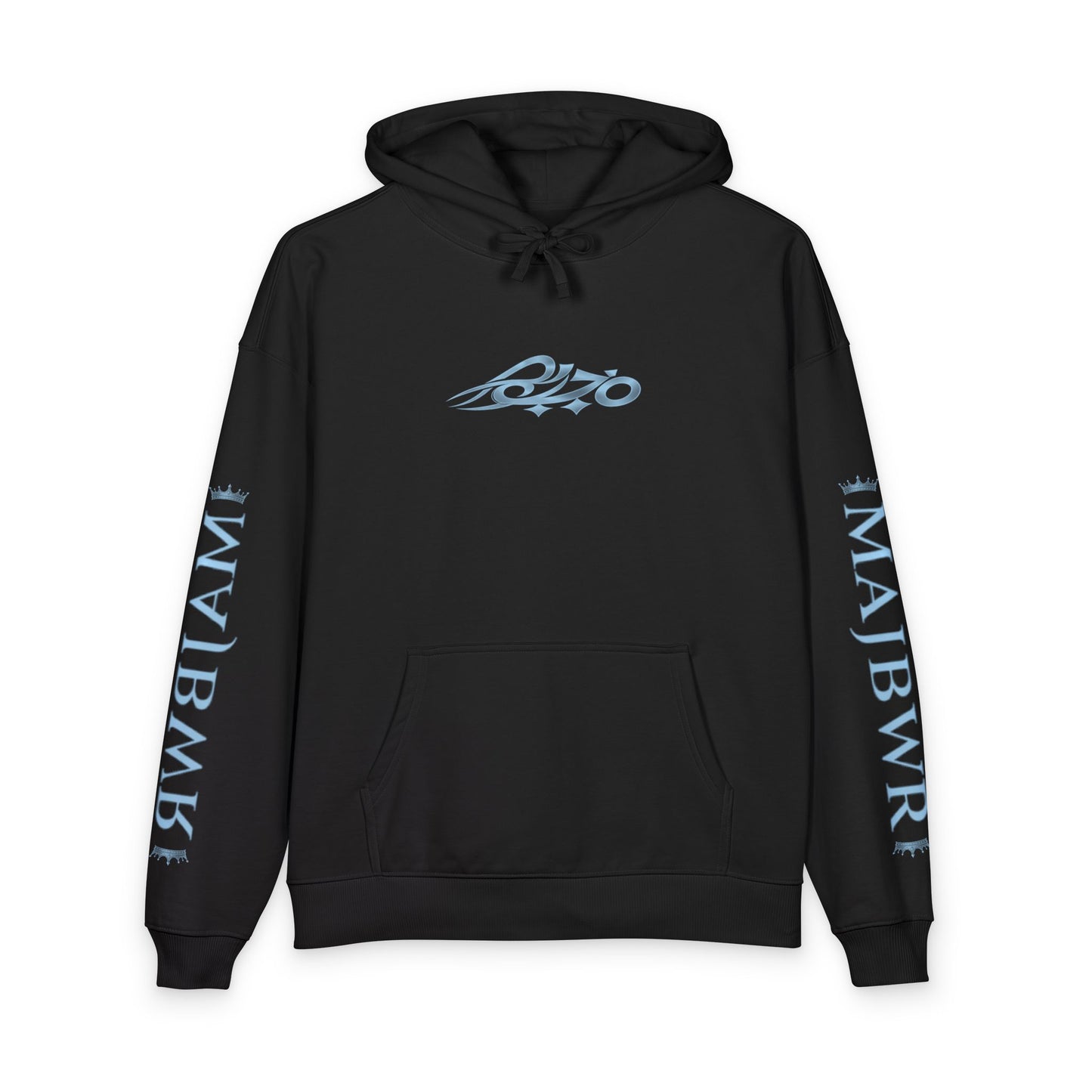 MAJBWR - Azure Black Hoodie — Frosted Edition
