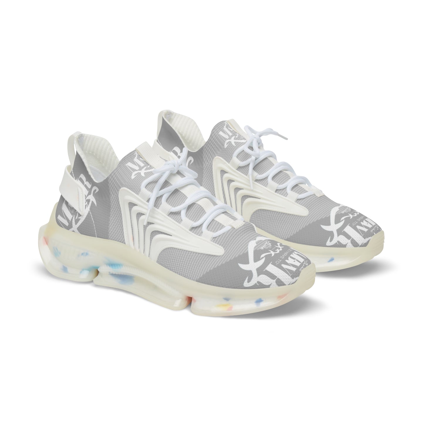 MAJBWR - Men's Mesh Snake Sneakers Light Grey X