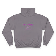 MAJBWR x Champion Hoodie – "COZ I HAVE TO" Purple Print
