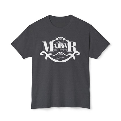 MAJBWR - Monogram Crest T-Shirt — Vintage Initials Graphic Tee