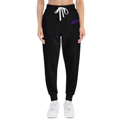 MAJBWR - Deep Purple Diamond Athletic Joggers - AOP