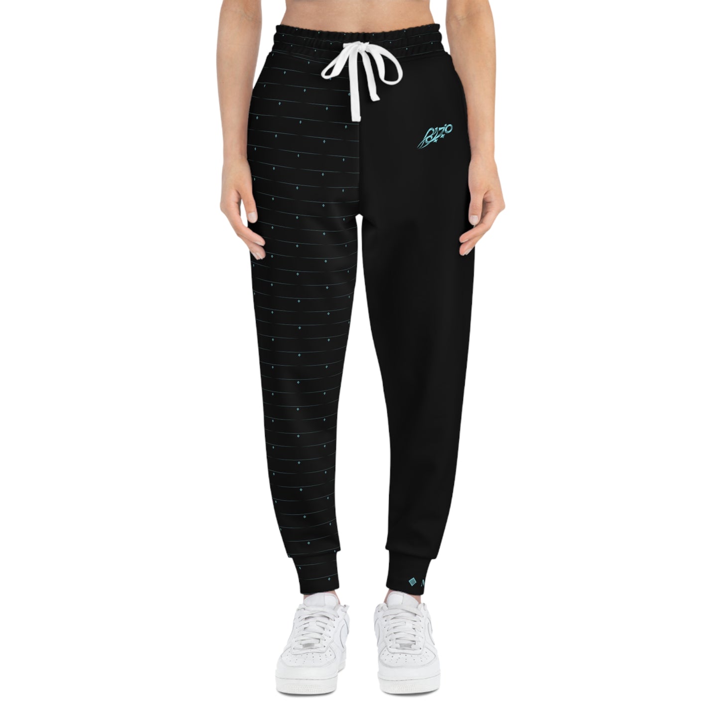 MAJBWR - Powder Blue Diamond Edition Athletic Joggers - AOP