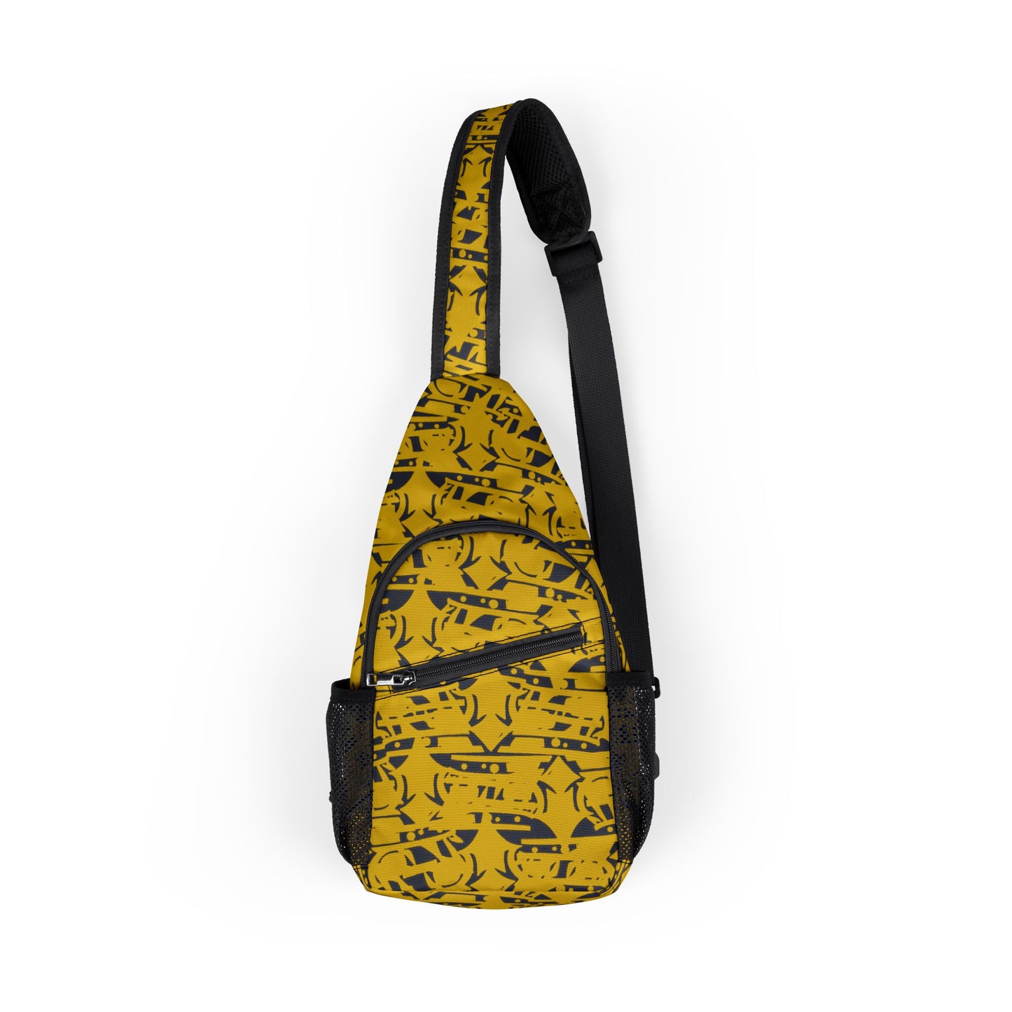MAJBWR - Gold Crown Sling Chest Bag — All Eyes On Me