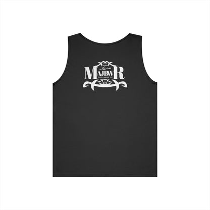 MAJBWR - Unisex Heavy Cotton Tank Top Left Right
