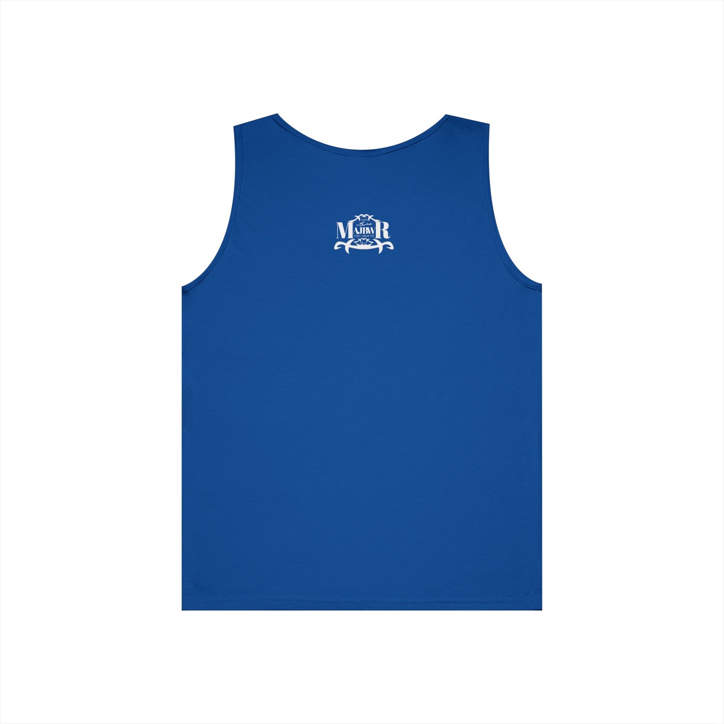 MAJBWR - Unisex Heavy Cotton Tank Top Left Right