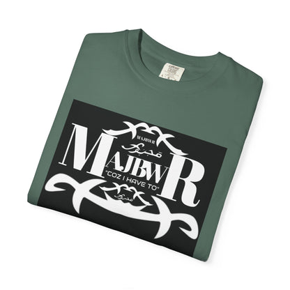 MAJBWR - T-Shirt — Bold Black Graphic Tee
