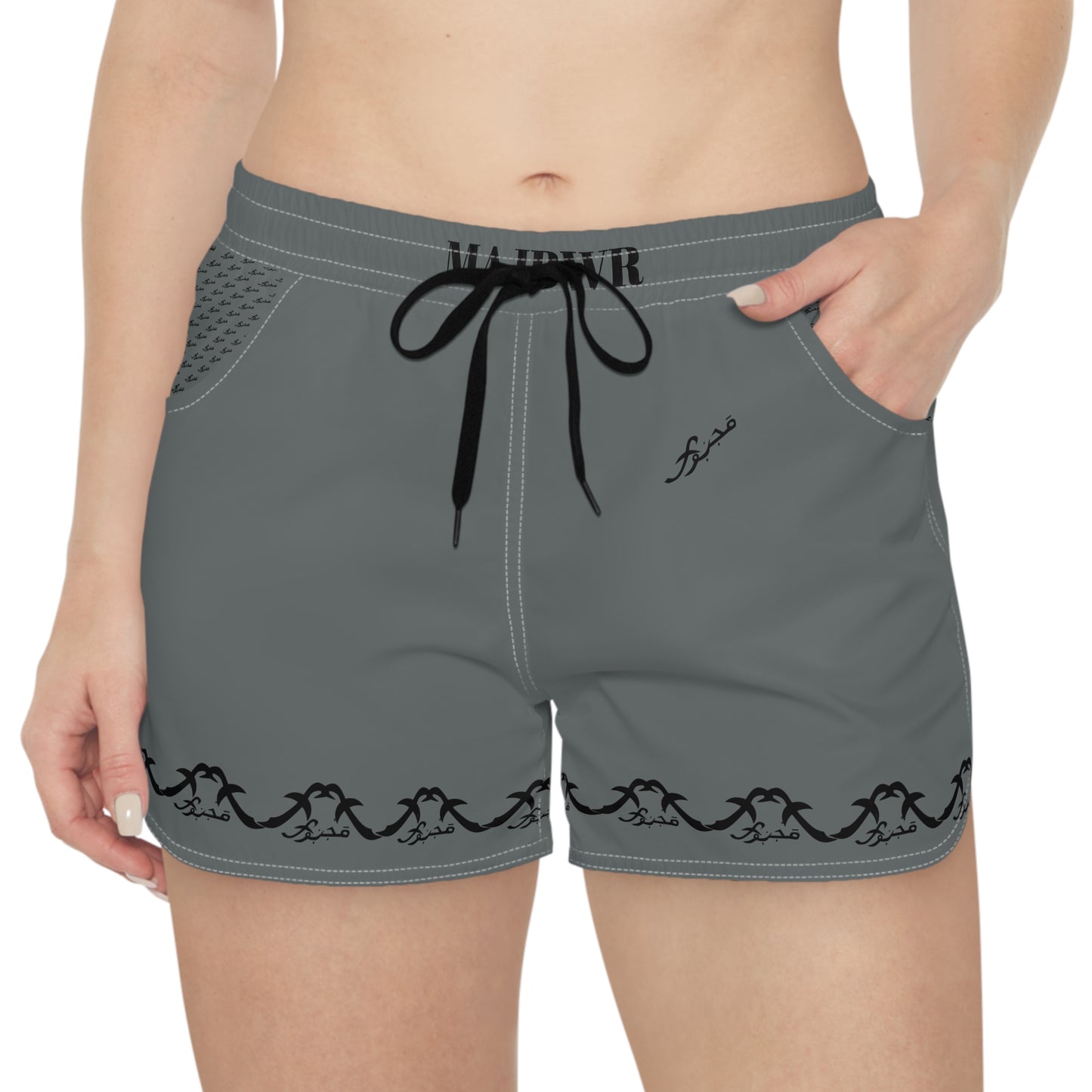 MAJBWR -  Dark Grey Women's Casual Shorts